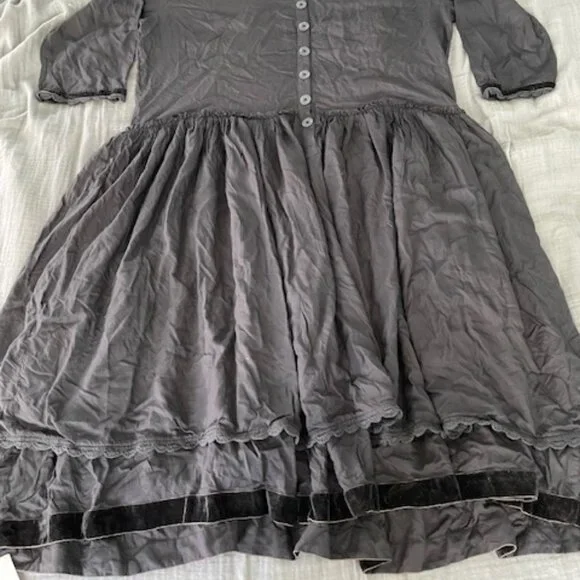 Ewa I Walla Dress Black Sample XL X-Large Viscose Goth Lagenlook NWOT Like New - Picture 13 of 15